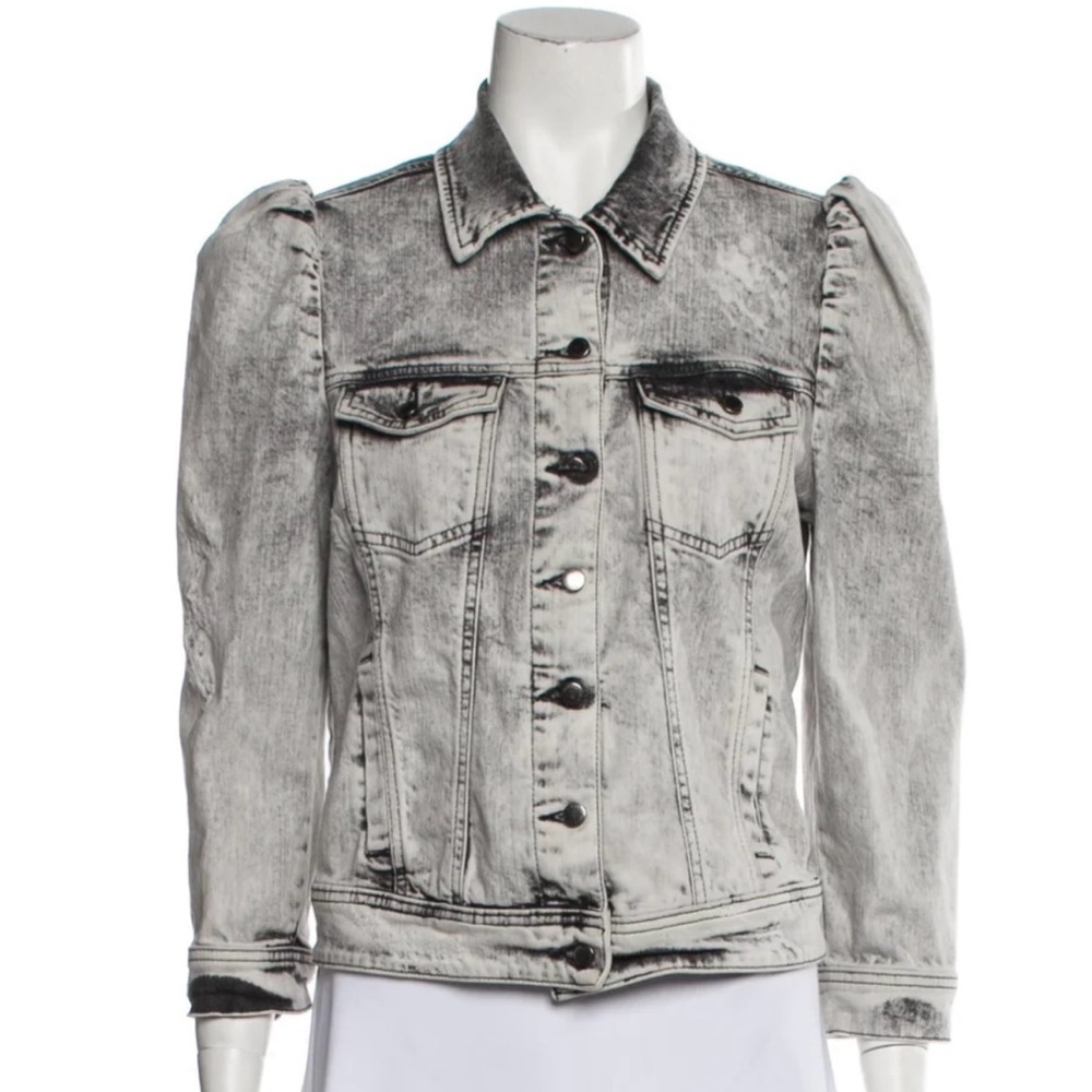 Retrofete Gray Washed Denim Jacket